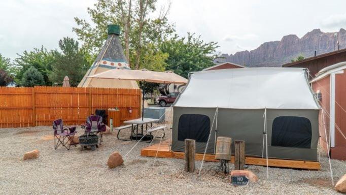 Funstays Glamping Setup Tent In Rv Park #4 Ok-T4 Moab Esterno foto