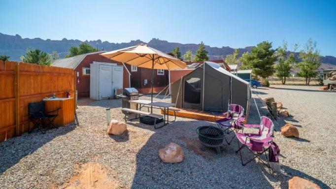 Funstays Glamping Setup Tent In Rv Park #4 Ok-T4 Moab Esterno foto