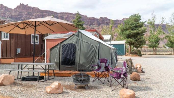 Funstays Glamping Setup Tent In Rv Park #4 Ok-T4 Moab Esterno foto